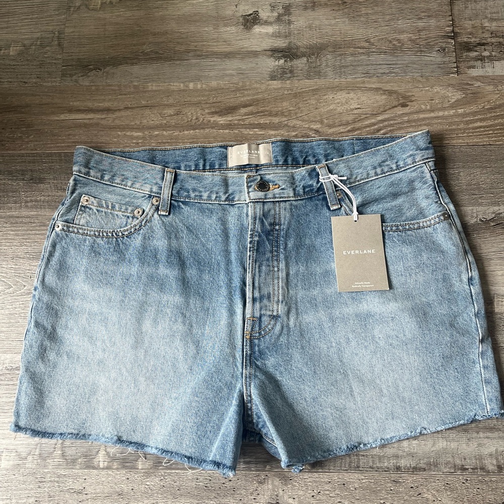 Everlane denim shorts